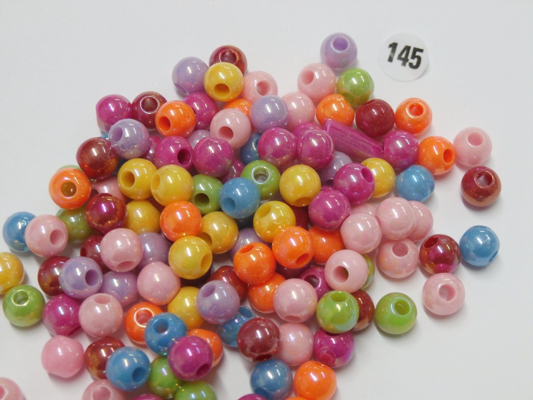Perle (finte): 620 Acryl Perlen MIX (1275) – Nuovo e nell'imballaggio originale da Blatten b. Naters venduto da Hobschelti