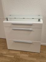Schuhschrank weiss mit Glasplatte 80 cm guter Zustand