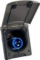 Fawo Camping CEE-Ausseneinspeisungsstecker anthrazit, neu