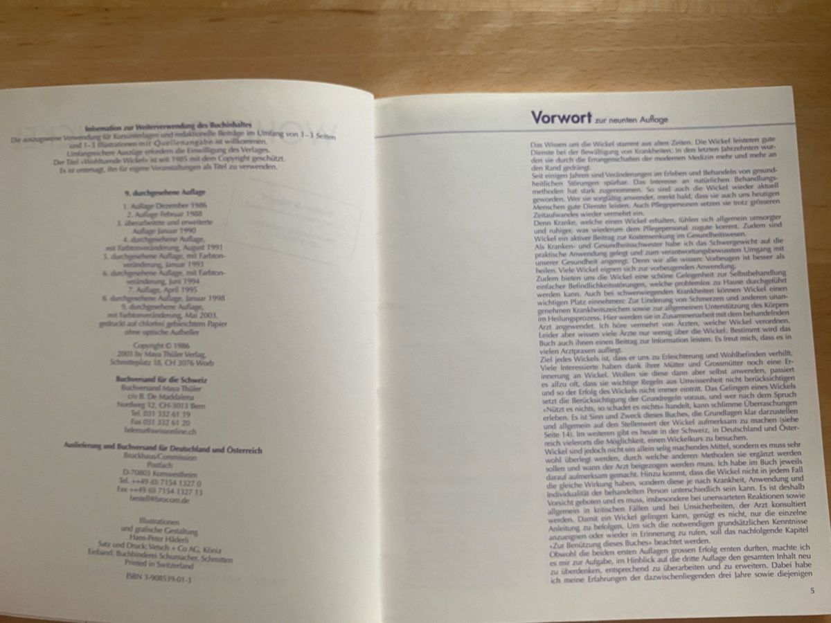Libri: Wohltuende Wickel - Maya Thüler – Usato da Schwarzenburg venduto da Michellu 3