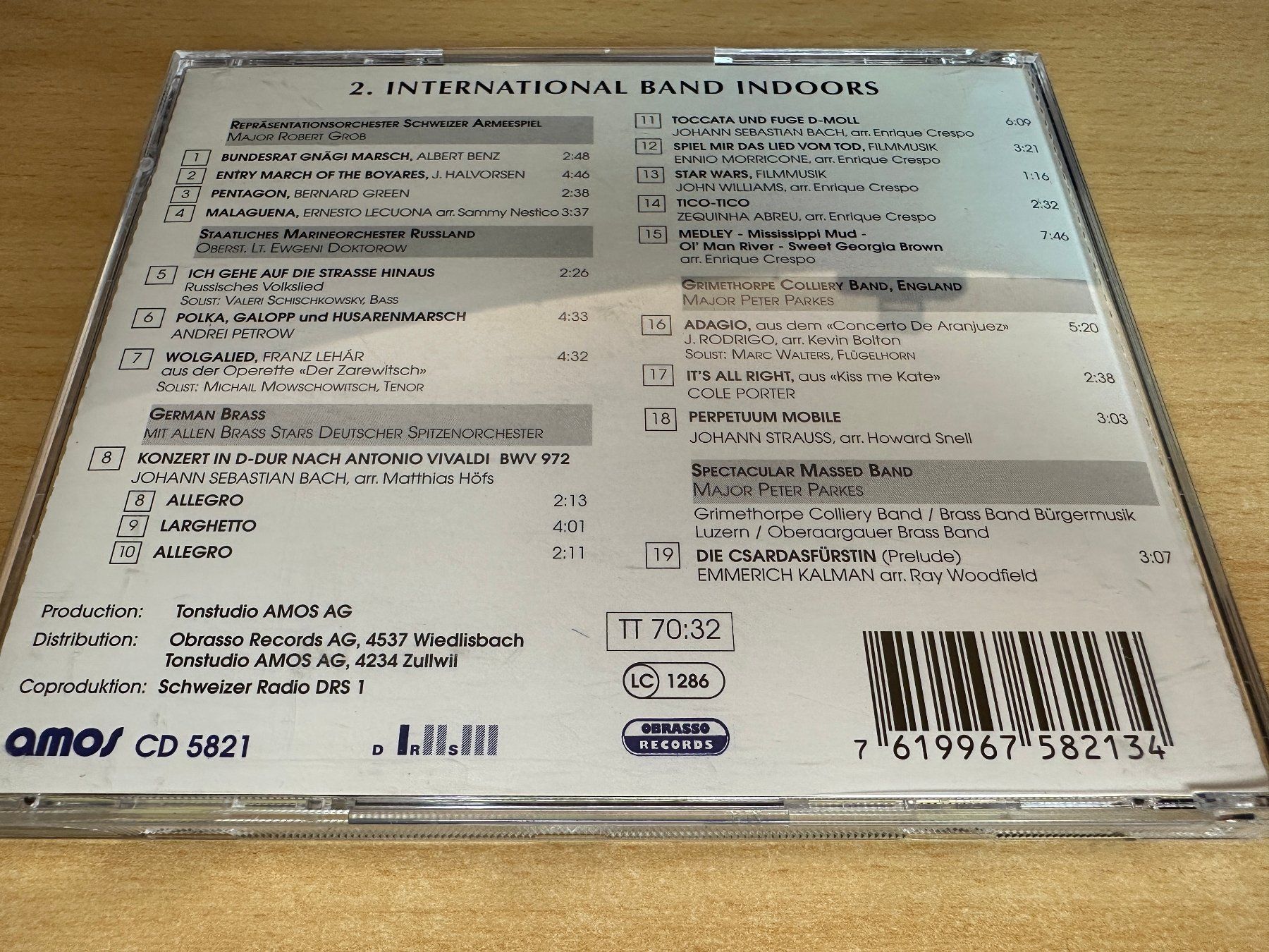 CD: Various - 2. International Band Indoors – Usato da Rikon im Tösstal venduto da Alpenmutz 1
