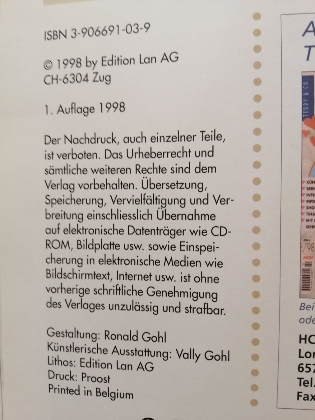 Bücher: Mutzlibär Buch 1998 – Gebraucht aus Villmergen von MONCHHICHI 2