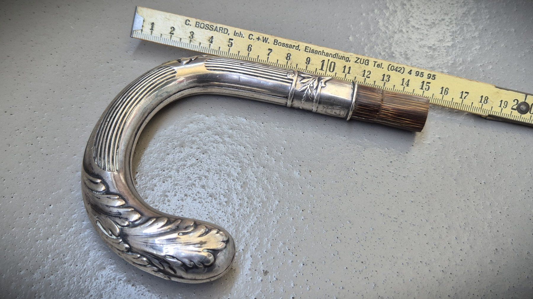 Sonstige Antiquitäten & Kunst: Spazierstock-Griff aus Silber 800 – Gebraucht aus Zürich von brinkosos 3
