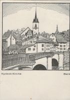 Bern,Nydeck-Kirche,Künstler,1949