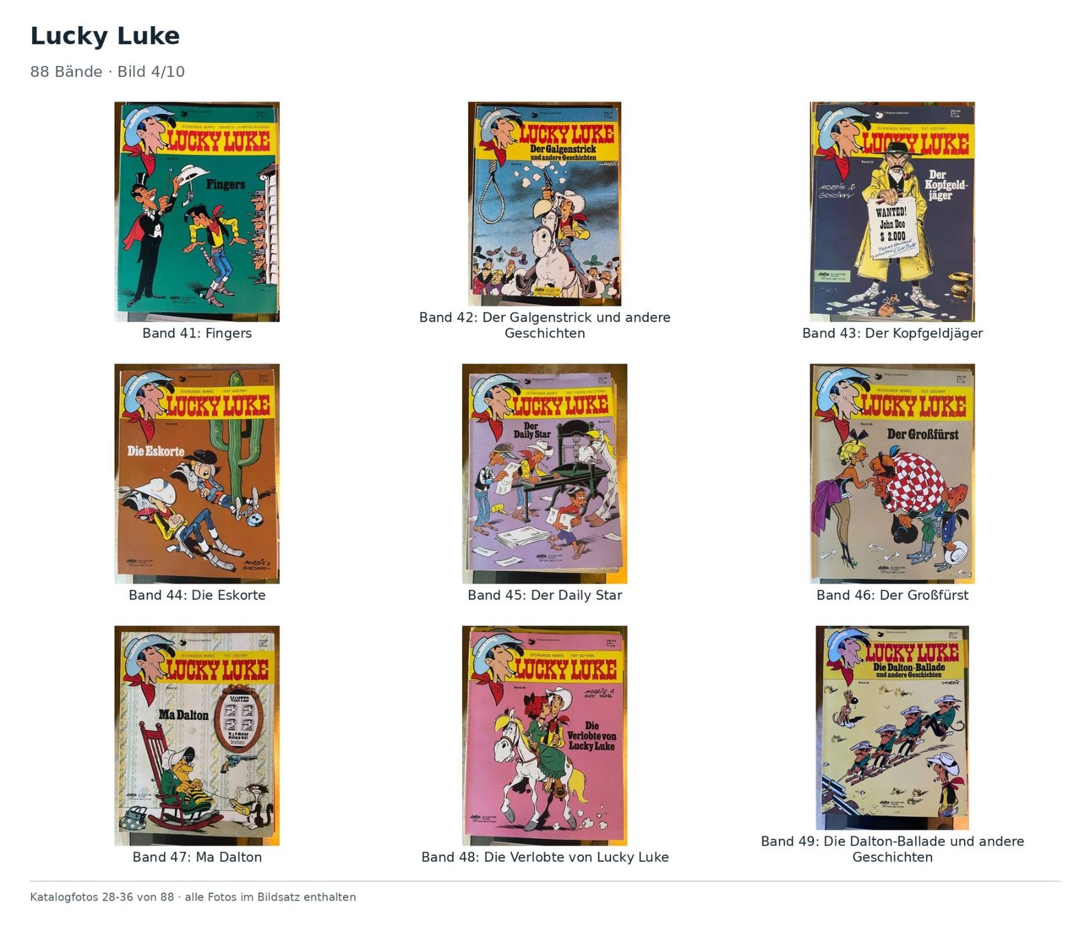 Comics: Lucky Luke - 88 Bände – Gebraucht aus Laufenburg von smoritz01 3