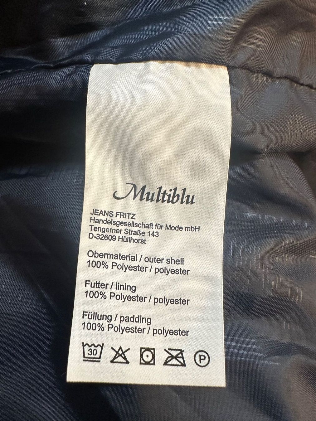 Vestes: Steppjacke blau Multiblu – D'occasion à Bülach par Jubet 5