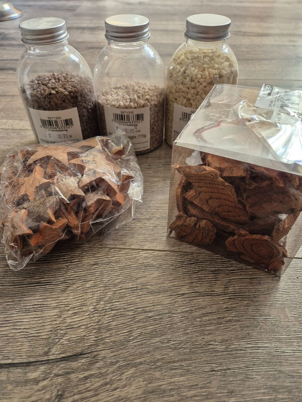 Kit bricolage: Deko-Set Holz und Streusteine – Usato da Dulliken venduto da sa_st 1
