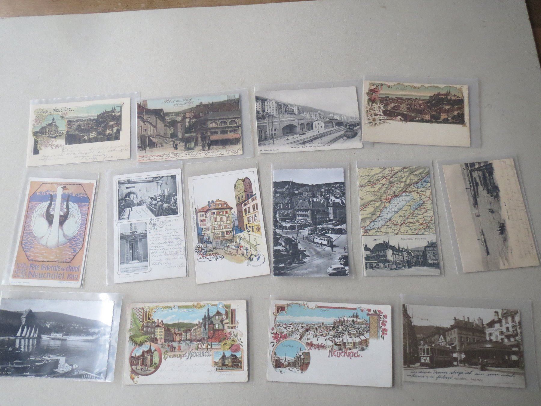 Cartoline postali: Neuchâtel, etwa 1350 alte Ansichtskarten – Usato da Tagelswangen venduto da Miski 2