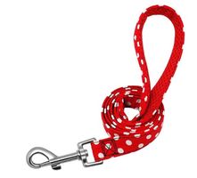 NEUE Hundeleine 120cm rot-weiss Polka dot - 800001