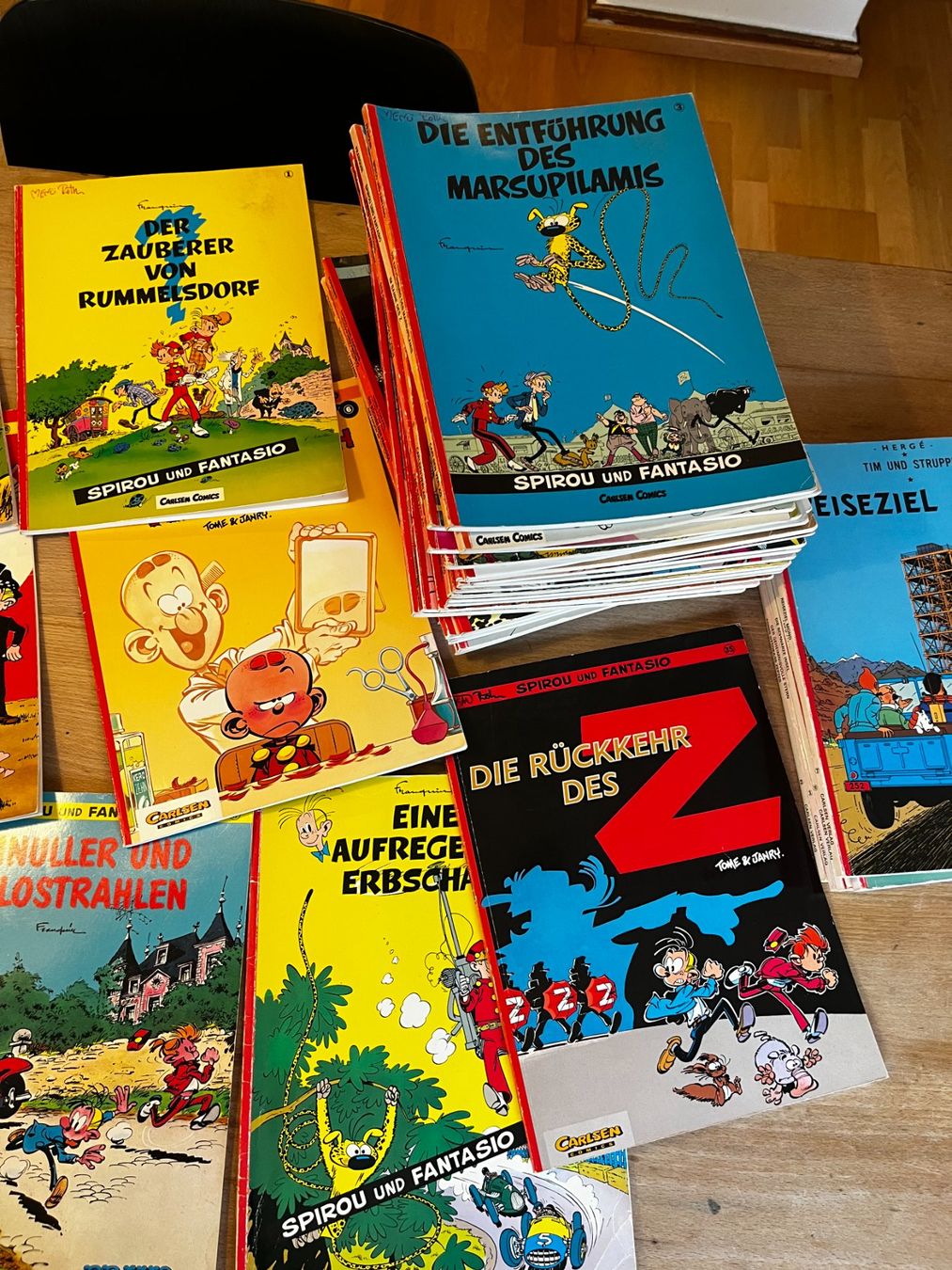 Fumetti: Comic Sammlung Spirou und Fantasio / Tim und Struppi – Usato da Zürich venduto da Allrounders 3