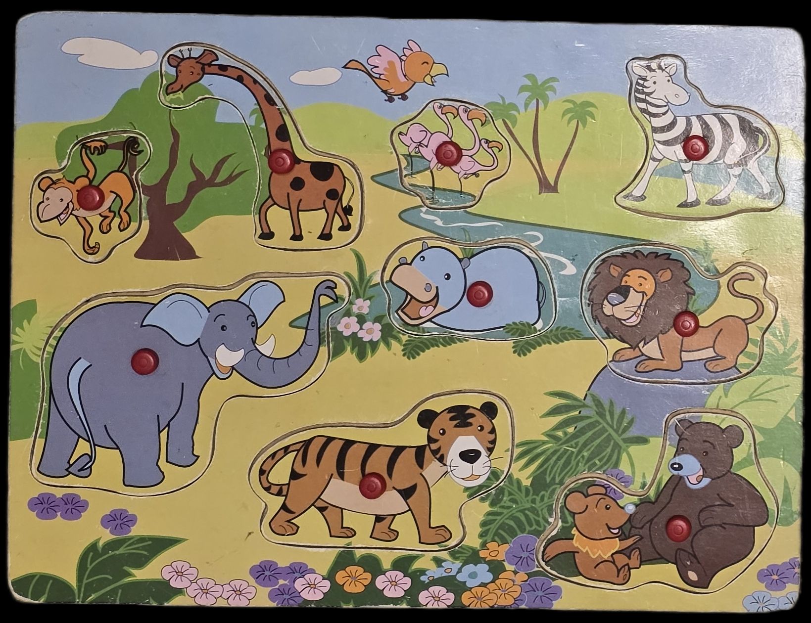 Puzzles: Holzpuzzle Bauernhoftiere & Wildtiere, Goki – Gebraucht aus Teufenthal AG von thuzsu 2