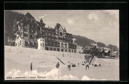 AK Adelboden, Hotel National mit Eisring