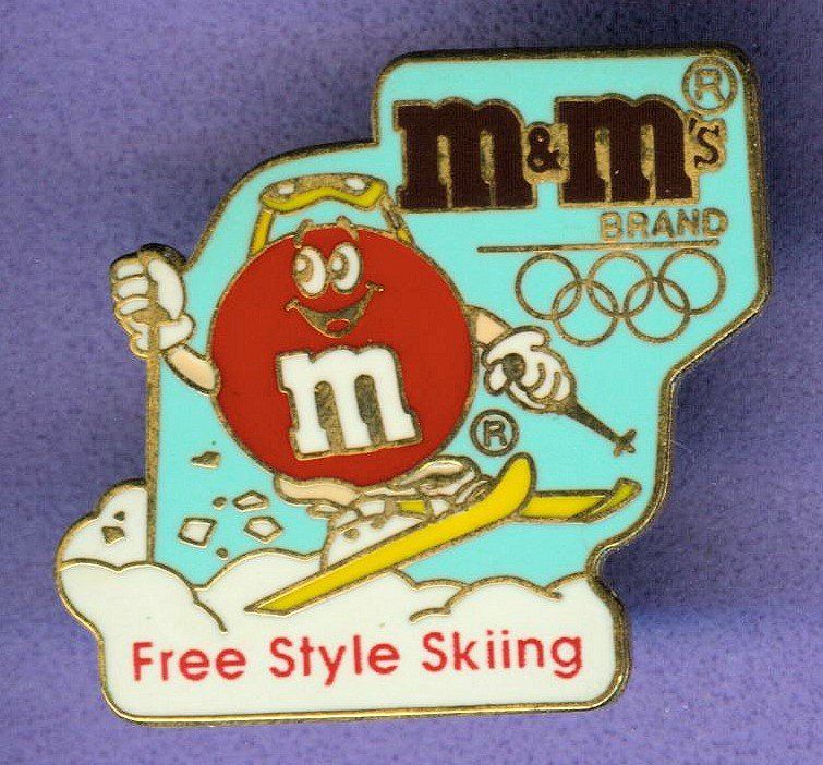 Placchette & Badge: m & m  Free Style Skiing – Usato da Winterthur venduto da Sammleroase