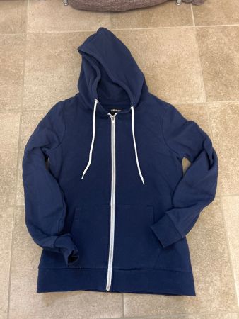 Dunkelblaue Even&Odd Jacke mit Kapuze