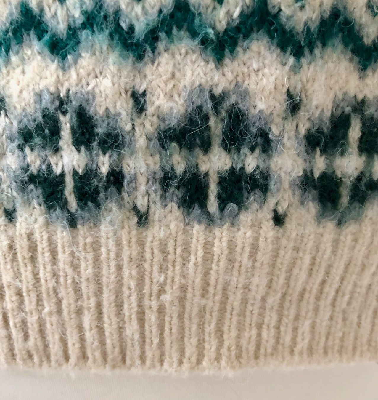 Oysho Maglioni & Felpe: Oysho Norwegerpulli, Pullover, Pulli, warm, S 36, beige grün – Usato da Zürich venduto da DepotCharity 3