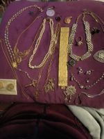 lot de bijoux argent,, plaqué or 750 , fantaisie 