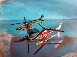 Helikopter AH-64A und Gazelle Majorette