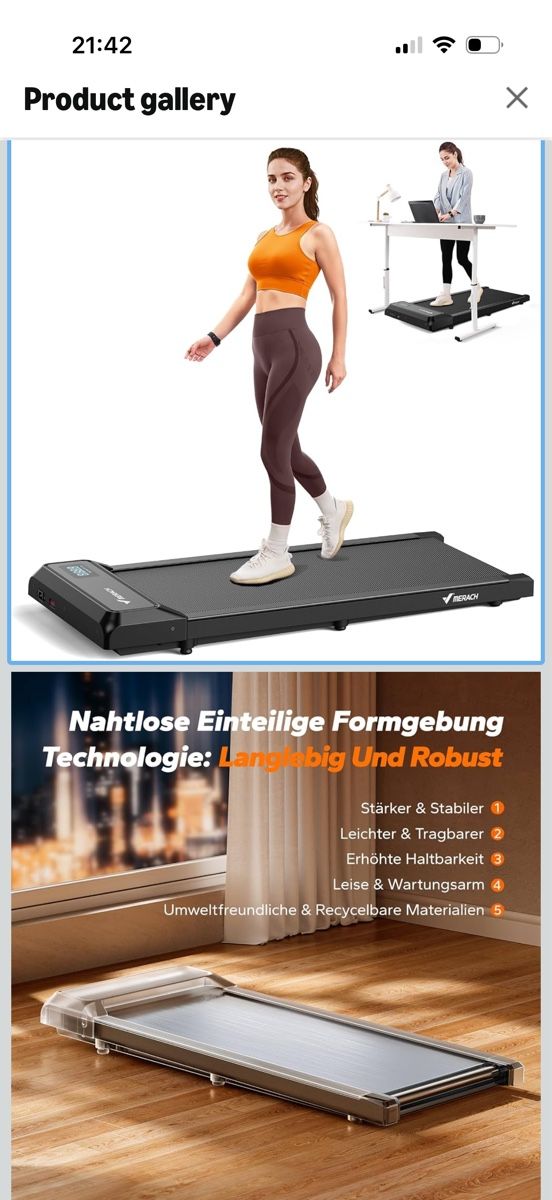 Walkingpad Hometrainer: Walking pad – Gebraucht aus St-Sulpice VD von sar_js9p