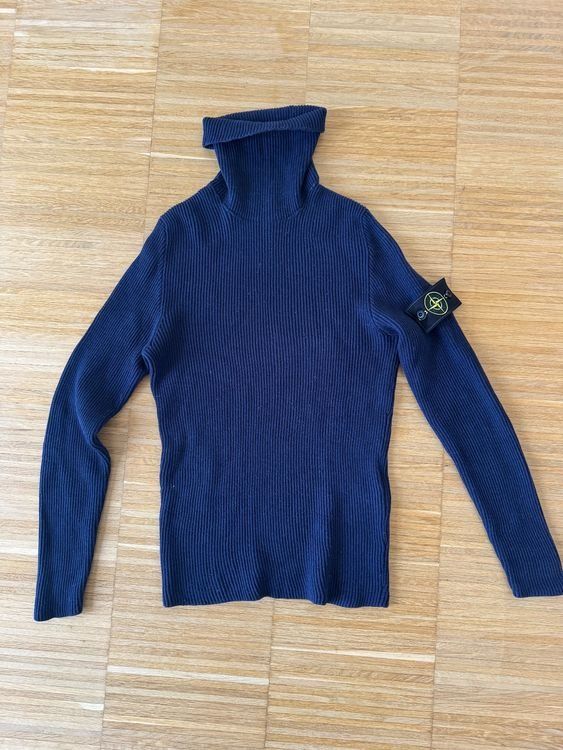 Stone Island Maglioni & Felpe: Stone Island Turtle Neck Pullover Navy Blau – Usato da Münchwilen TG venduto da Androxid 2