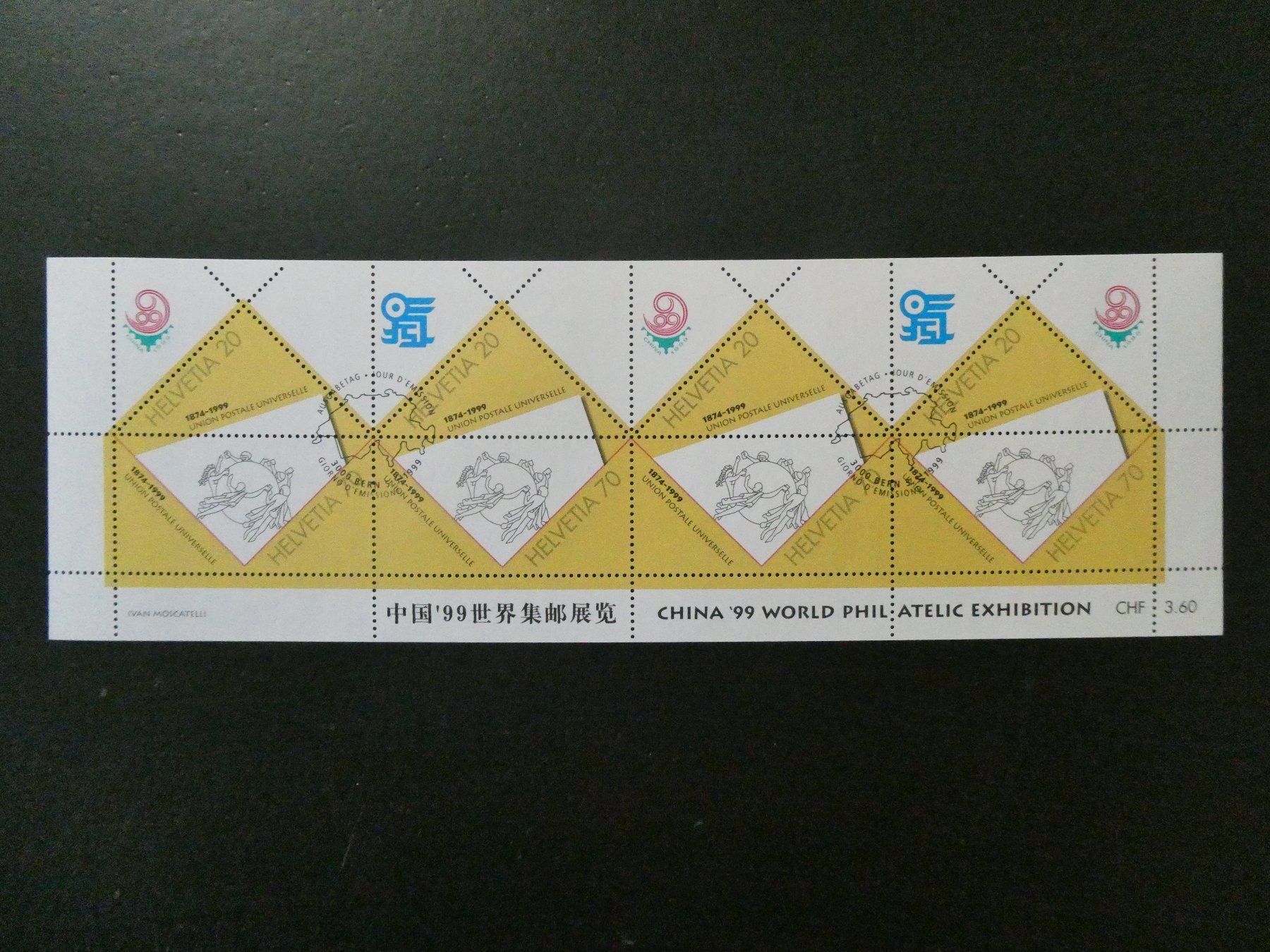 Tous les timbres: CH Nr. 977+978 Kleinbogen gestempelt – D'occasion à Lausen par Herbamare01