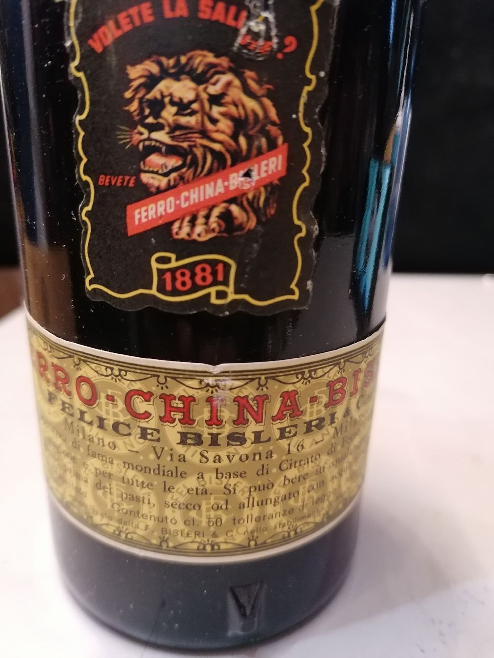 Bevande alcoliche: Ancienne bouteille Ferro-China Bisleri – Nuovo (secondo la descrizione) da Genève venduto da Leboucheoreilles 4