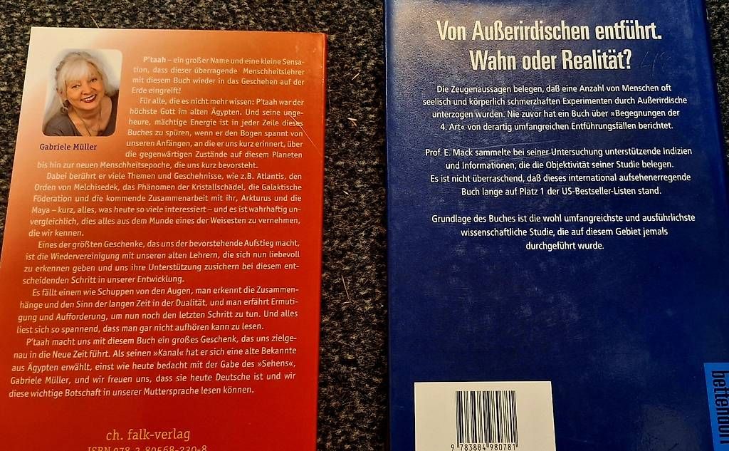 Bücher: 3er-Buchset: Dieter Broers, John E. Mack & P'taah – Neu und originalverpackt aus Rüti ZH von la-93 2