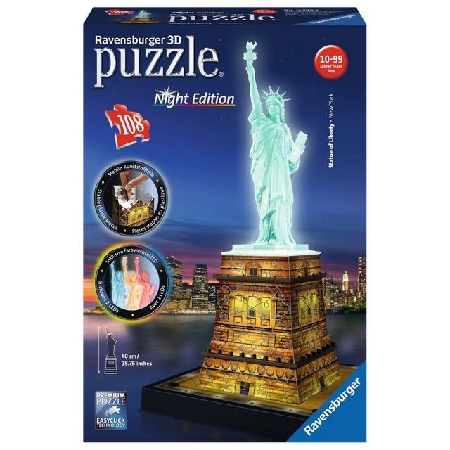 Ravensburger Puzzles: Ravensburger 3D Puzzle Freiheitsstatue LED – Gebraucht aus Zuchwil von simge_1907