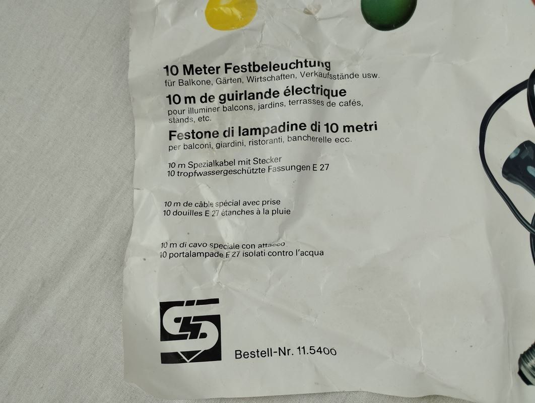 Lichterketten & Leisten: Lichterkette 10m ohne Birnen – Gebraucht aus Schübelbach von Restwert_Schubelbach 5