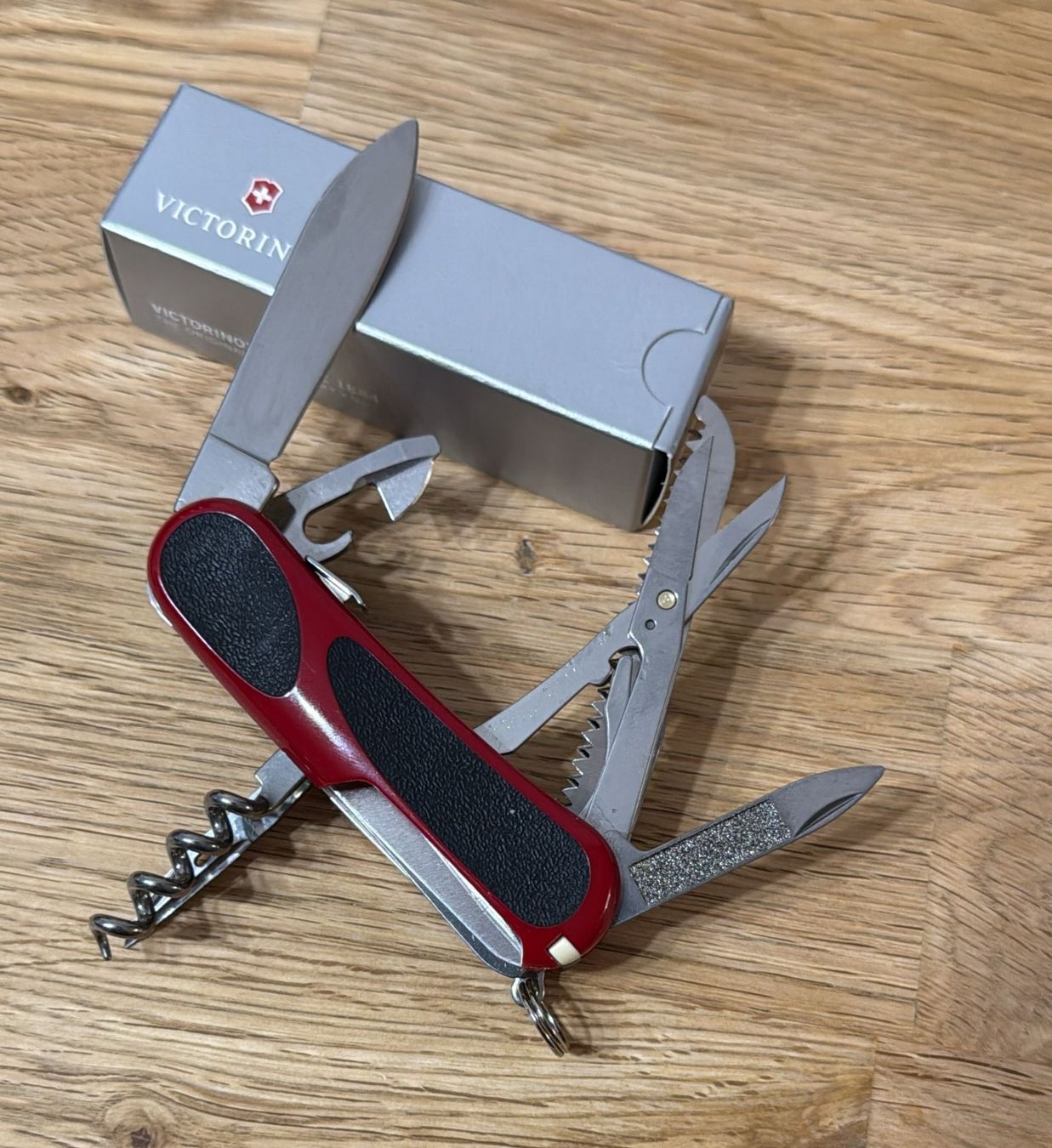 Victorinox Coltelli tascabile: VICTORINOX  SACKMESSER  EVOGRIP S17 RED/BLACK – Nuovo e nell'imballaggio originale da Zürich venduto da Frei-Occasionen 5