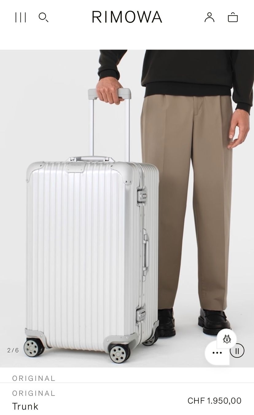 Rimowa Valigie: Rimowa Trunk luggage – Usato da Winterthur venduto da ivan12891 7