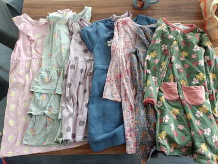 Sommerkleider Set Gr. 122/128