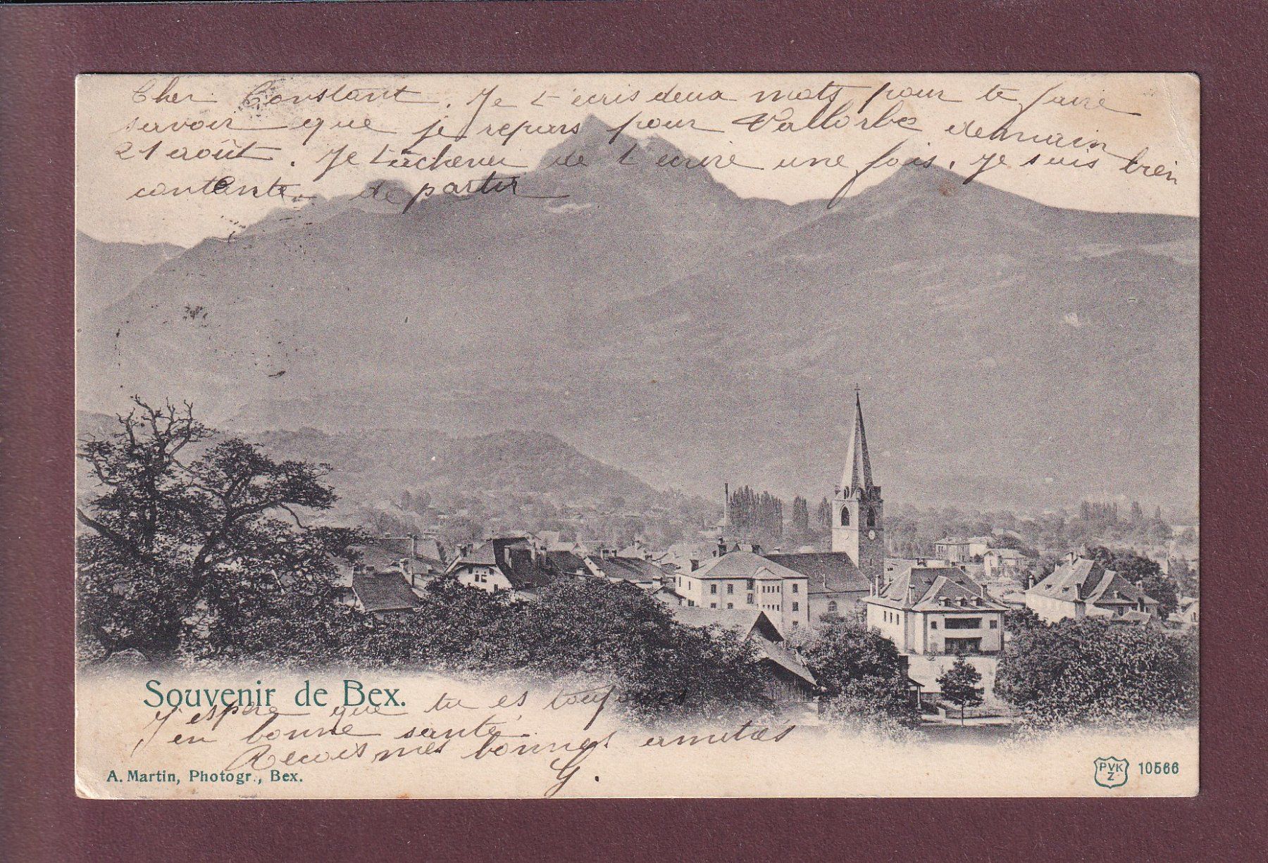 Cartes postales: Souvenir de BEX - 1909 – D'occasion à Pully par nicecards