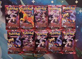 Lot de 10 Boosters Pokémon Destined Rivals SV10 - ENG 