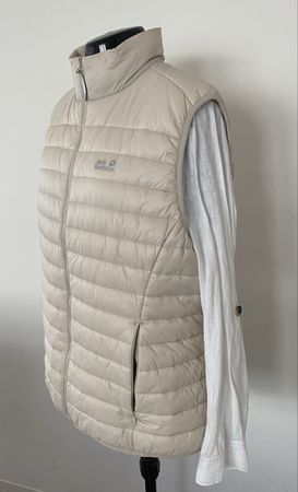 Jack Wolfskin Damen-Steppweste beige – Gr. XXL / 46
