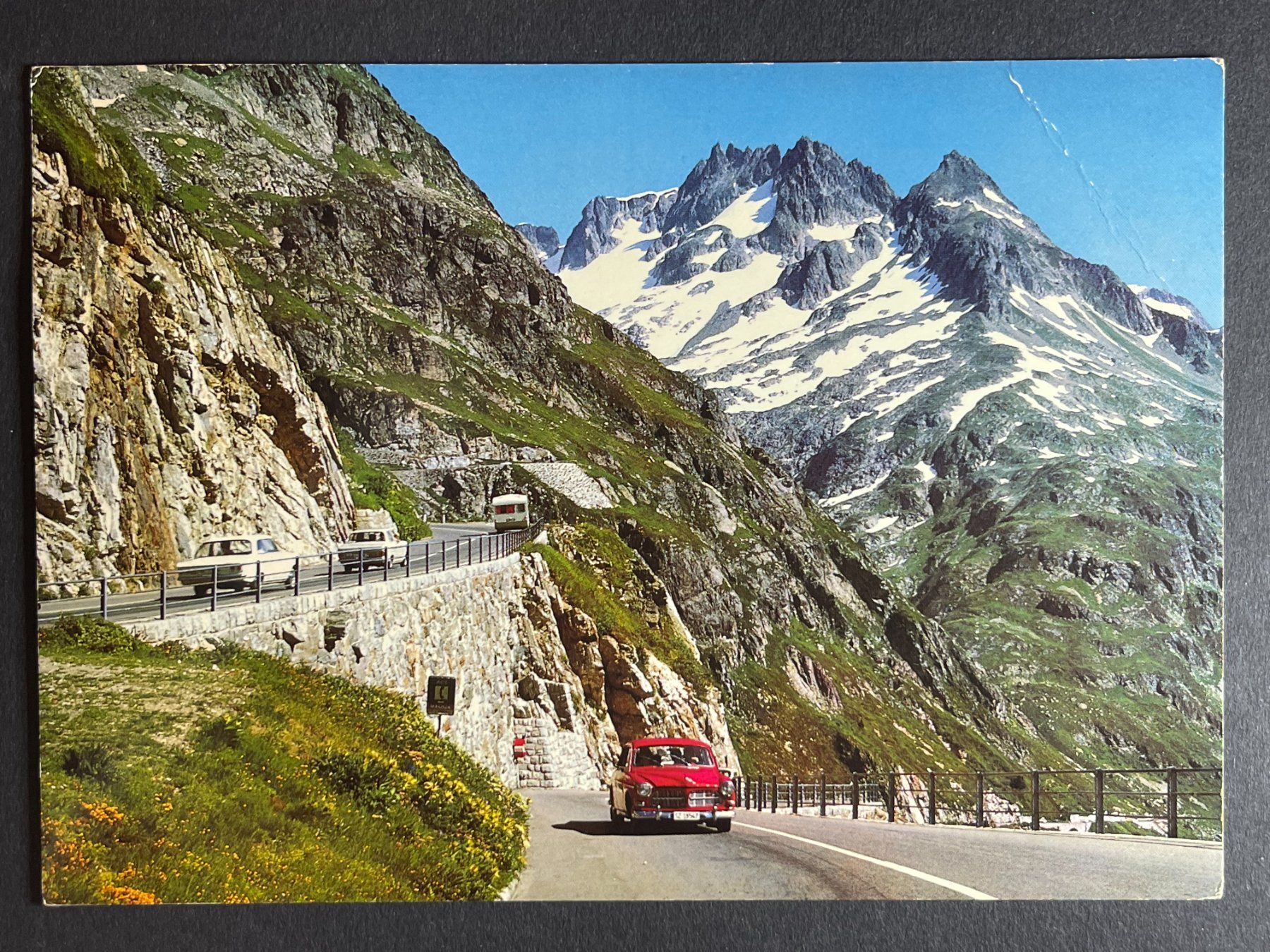 Ansichtskarten: Sustenstrasse - Oldtimer !!! – Gebraucht aus Steg VS von _vinci_