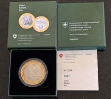 10 Fr. Gedenkmünze 2021 pp Fuchs Box