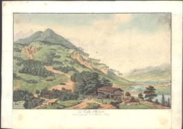 Oberhasli  Umrisstich von Aberli