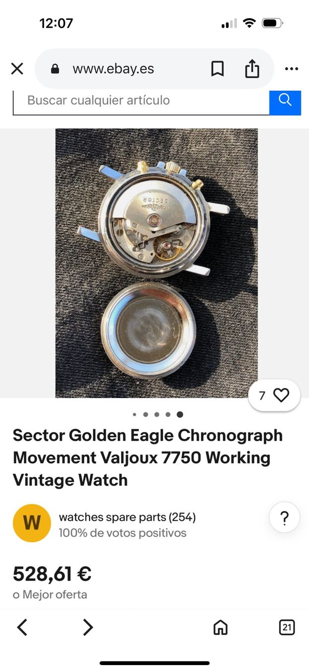 Sector Orologi: Montre SECTOR GOLDEN EAGLE – Usato da Buttes venduto da ButtA15 8