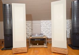 Magnepan LRS with High-Mass Custom Bases & Premium Upgrades