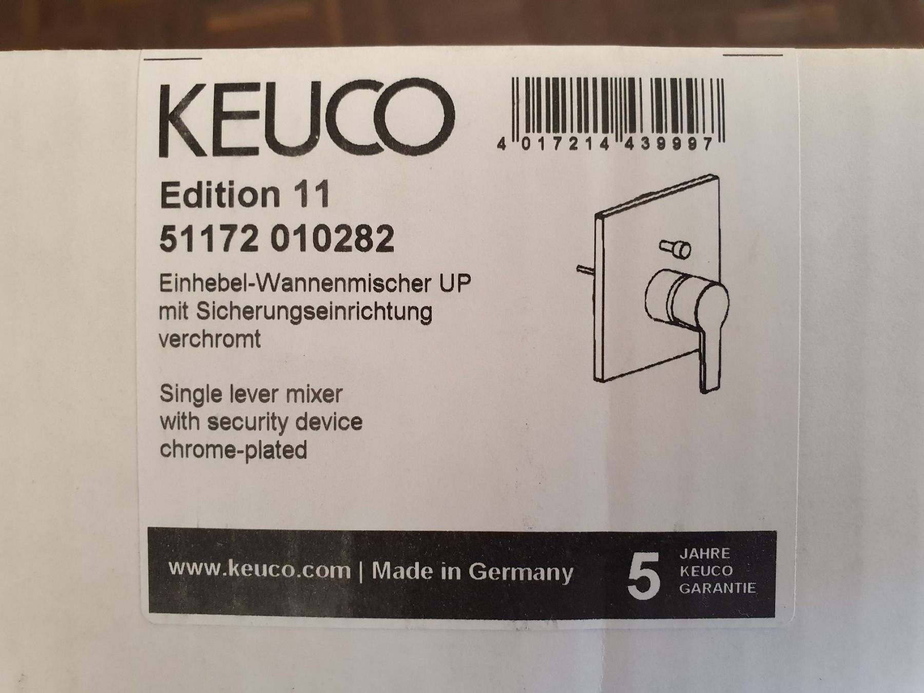 Armaturen: Keuco Wannenmischer – Neu und originalverpackt aus Bäch SZ von Abegg8806 1