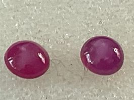 Sternrubine Paar 2.6ct