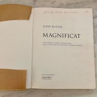 John Rutter Magnificat Klavierauszug