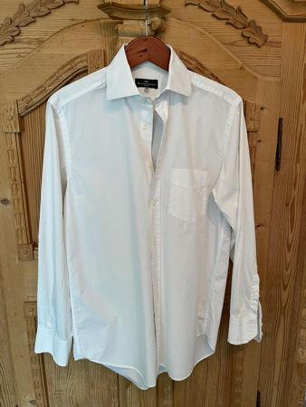 BALANCIAGA Hemd Herren Gr. 39 bzw. 15.5 weiss