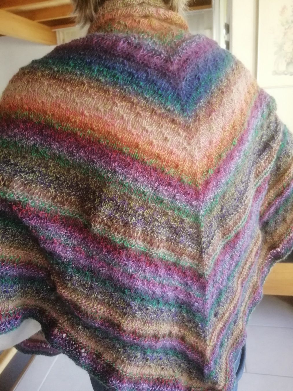 Foulard & Sciarpe: Schultertuch handgestrickt "Butterfly"   NEU – Nuovo (secondo la descrizione) da Langenthal venduto da Handstrick 5