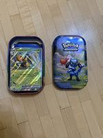 50 Pokemon-Karten in Sammelbox
