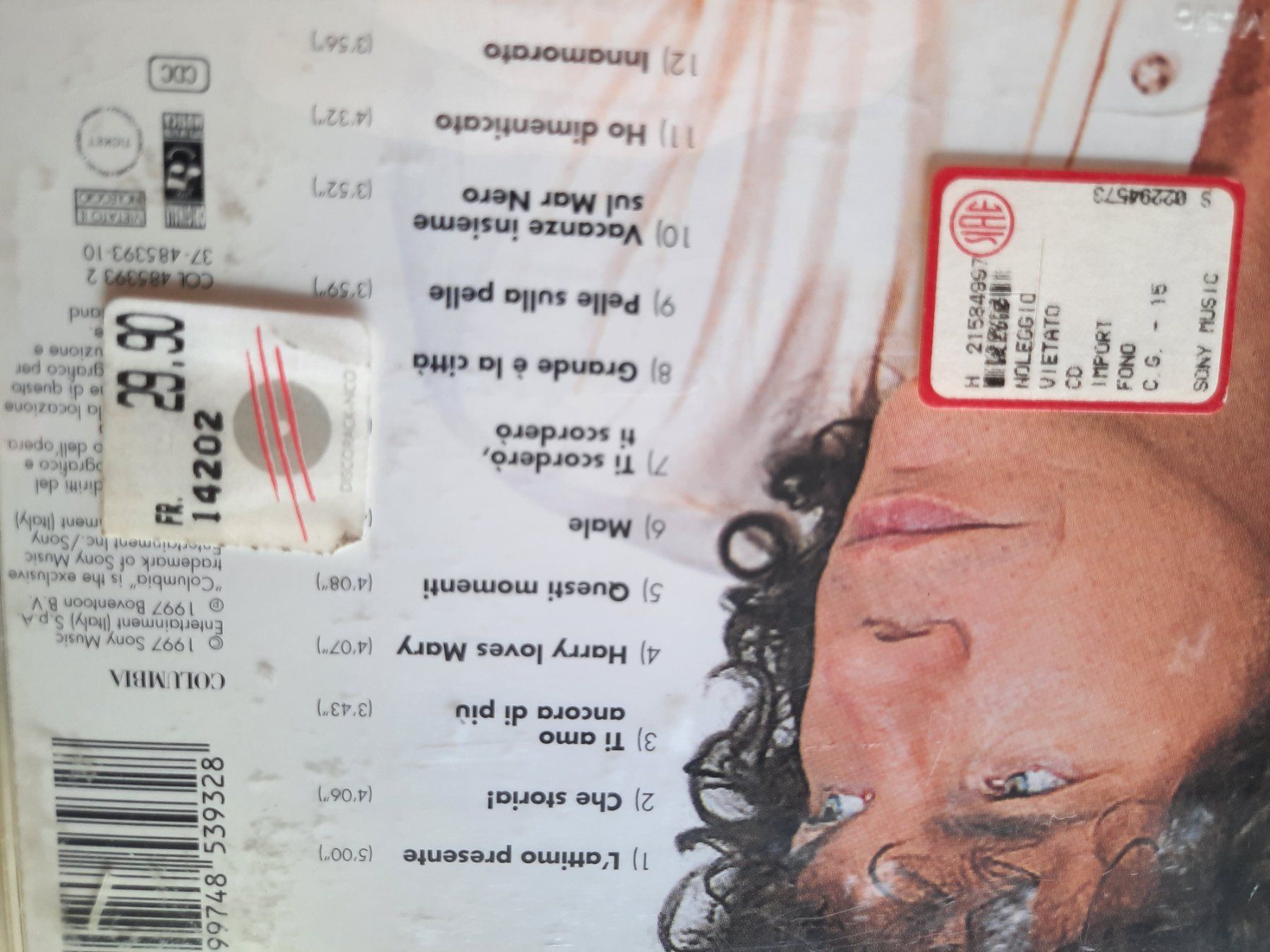 CD: Cd Ricardo Cocciante - Innamorato – Usato da Pully venduto da bro_n52j 2