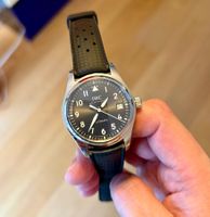 IWC Pilot 36, graues Ziffernblatt, Box no Papers