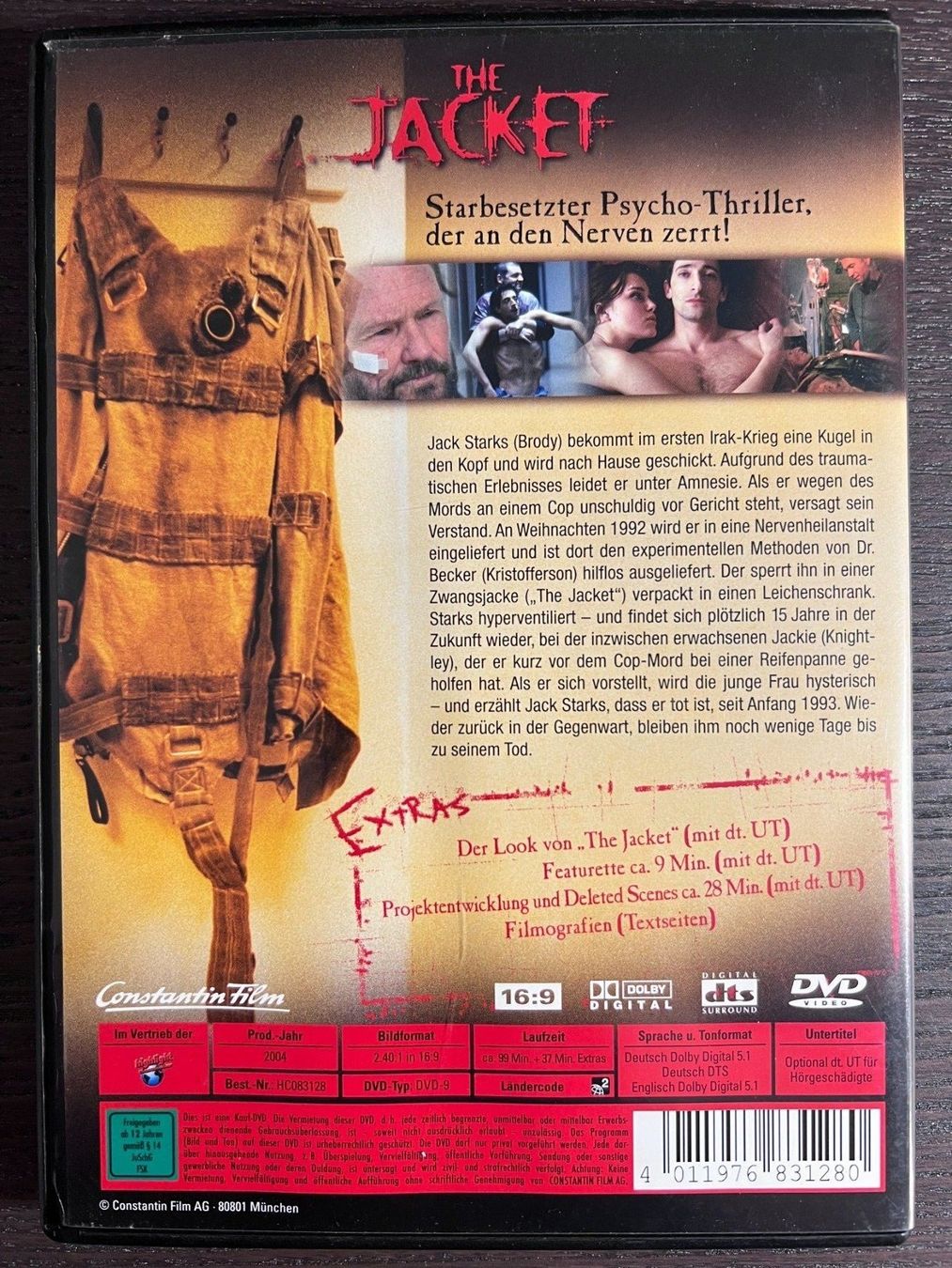 Alle DVDs: The Jacket – Gebraucht aus Zürich von FilmFreunde 1