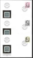 3 FDC 553 - 555 Serie Einzelmarken ET Bern 28.3.1974
