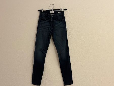 Frame Le high skinny Jeans dunkelblau Gr 25